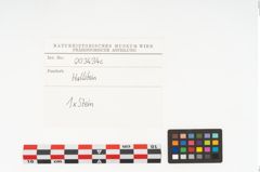 Etikett zu Reibstein (NHMW-PRAE-003434c)